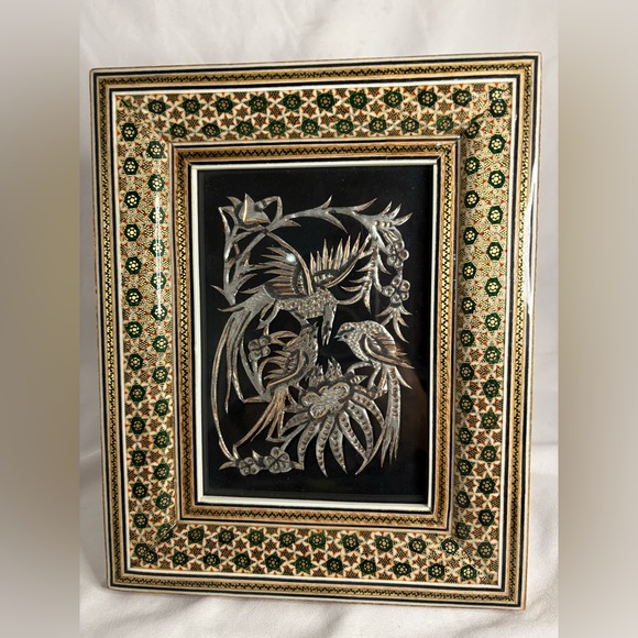 Middle Eastern Persian Art. Khatan framed art, - Picture 2 of 6